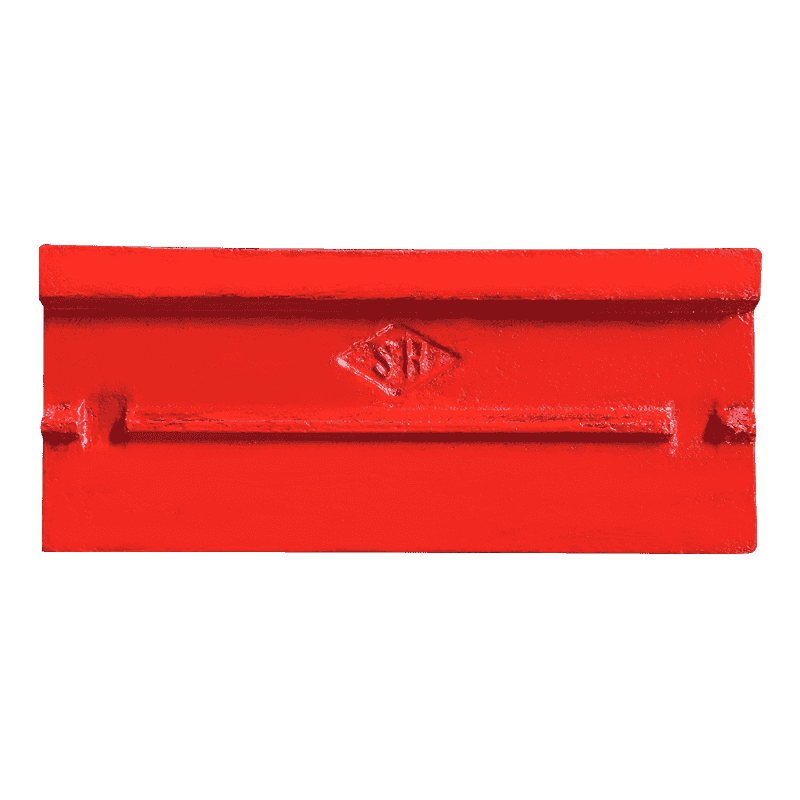 Högkromad tallrikshammare för slagkross