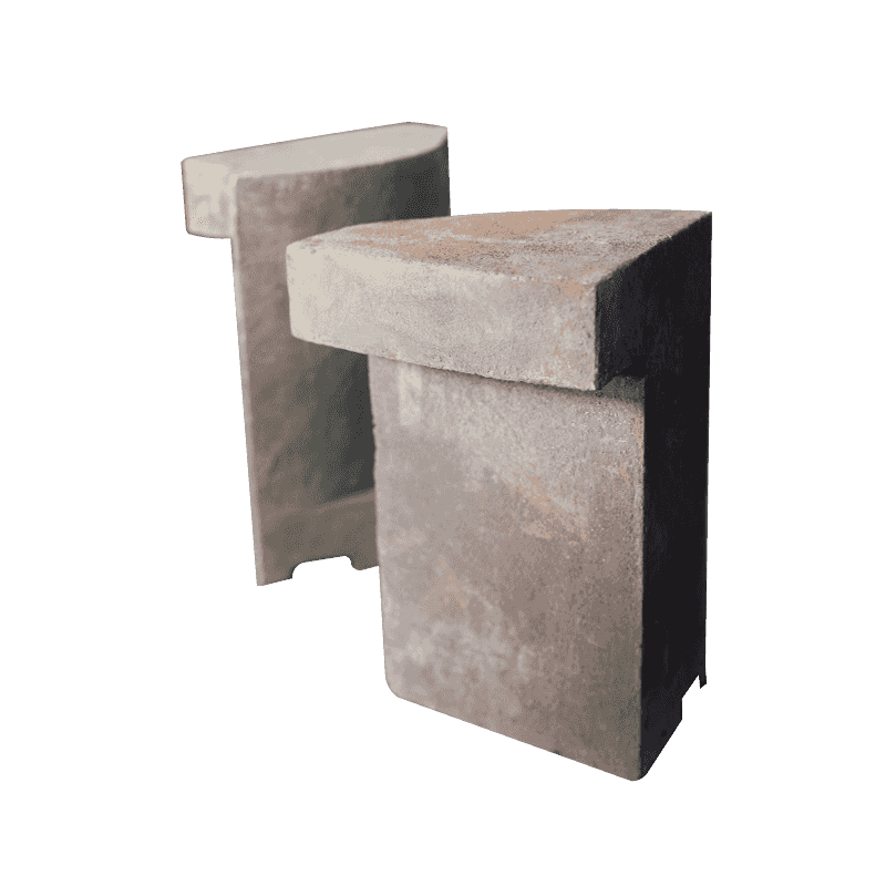 Vertikal axel slagkross högkrom perifer skyddsplatta